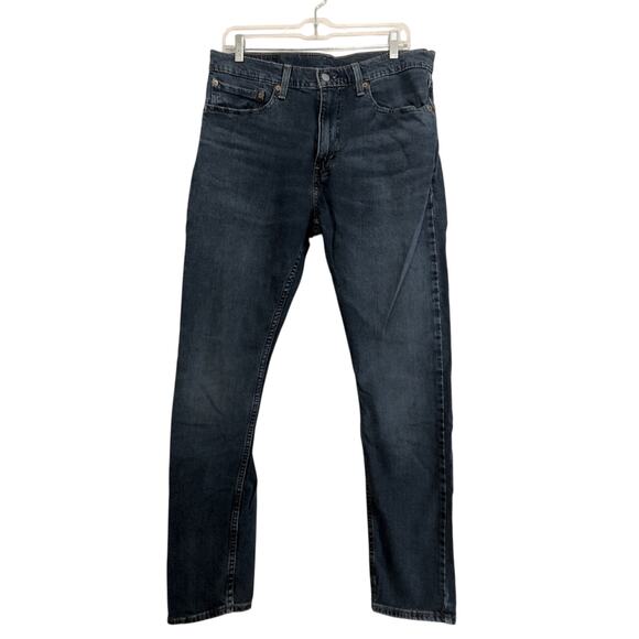 Levi's Men's Blue Denim Slim Fit Straight Leg Jeans Casual Jean Pants - Picture 1 of 9